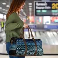 Maori Niho Taniwha Te Wheiao Travel Bag Moana Blue - Polynesian Pride