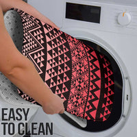 Maori Niho Taniwha Te Wheiao Bathroom Set Terracotta - Polynesian Pride