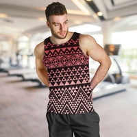 Maori Niho Taniwha Te Wheiao Men Tank Top Terracotta LT7 Terracotta - Polynesian Pride