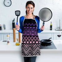 Maori Niho Taniwha Te Wheiao Apron Waiporoporo - Polynesian Pride