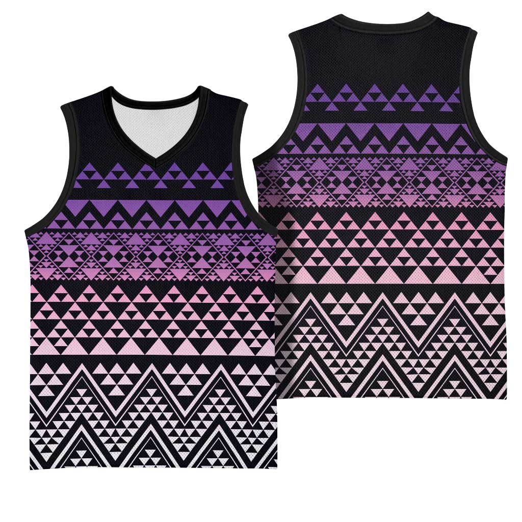 Maori Niho Taniwha Te Wheiao Basketball Jersey Waiporoporo LT7 - Polynesian Pride