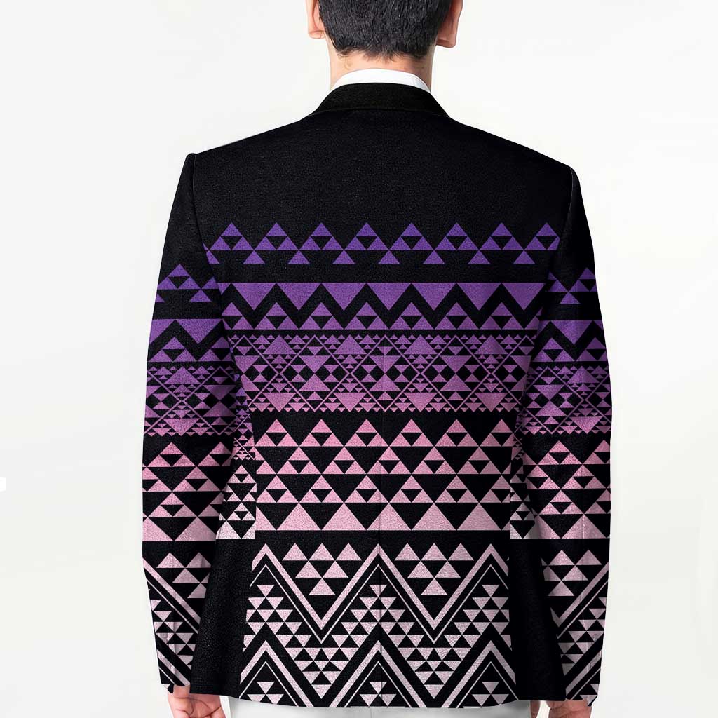 Maori Niho Taniwha Te Wheiao Blazer Waiporoporo - Polynesian Pride
