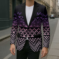 Maori Niho Taniwha Te Wheiao Blazer Waiporoporo - Polynesian Pride