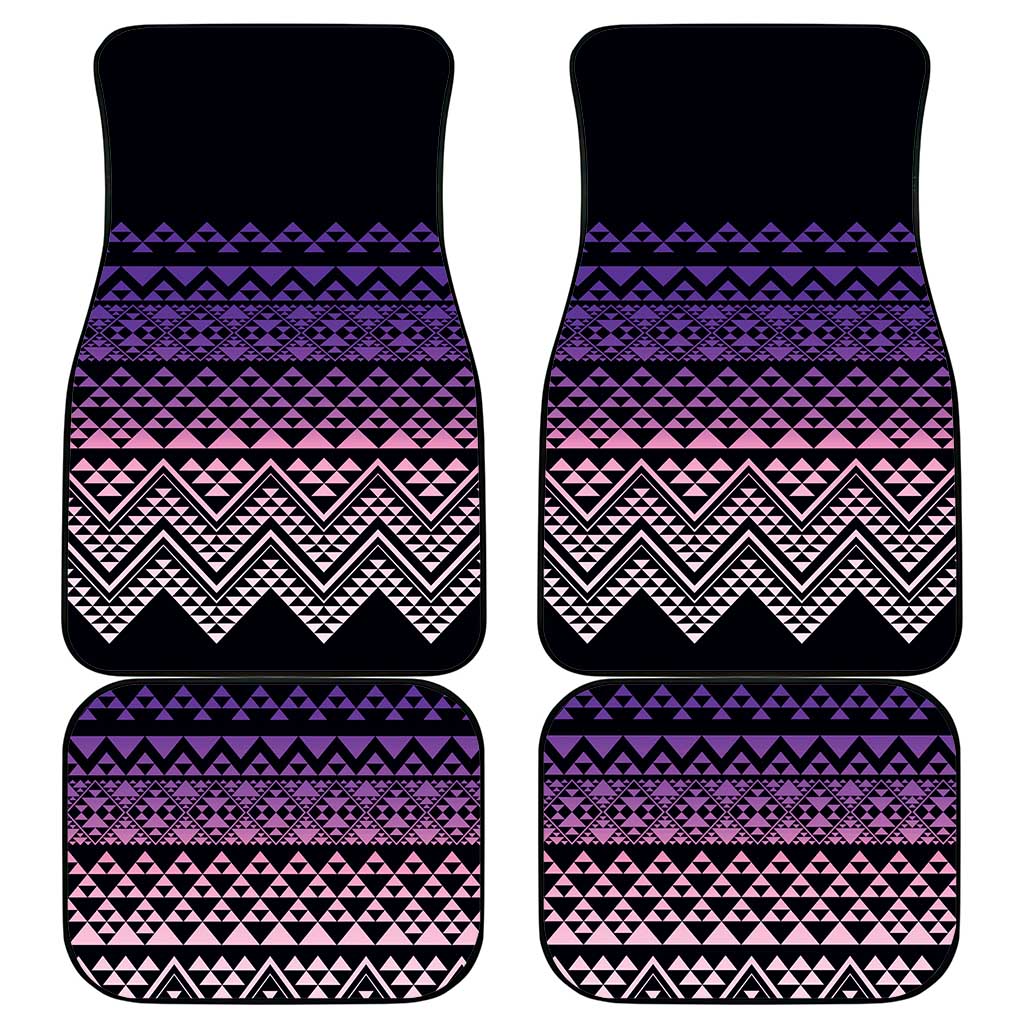 Maori Niho Taniwha Te Wheiao Car Mats Waiporoporo LT7 - Polynesian Pride