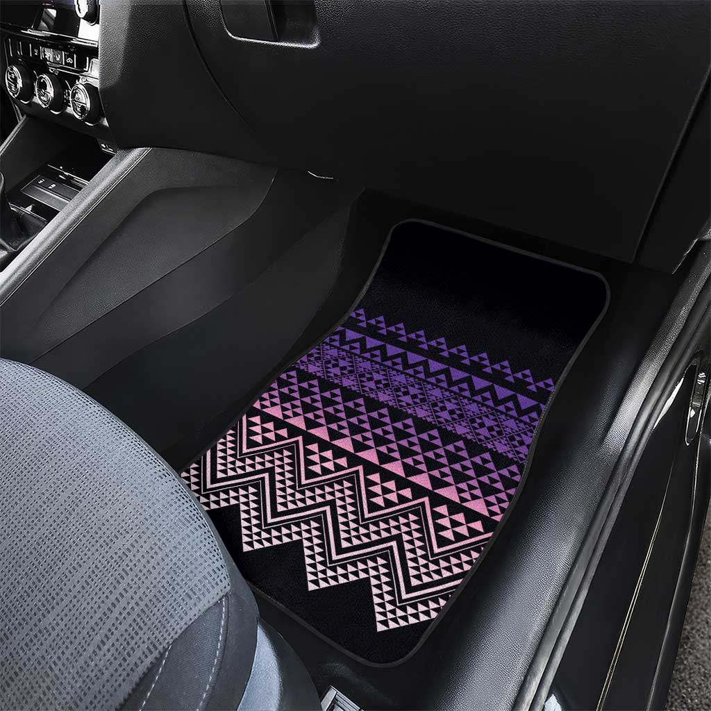 Maori Niho Taniwha Te Wheiao Car Mats Waiporoporo LT7 - Polynesian Pride