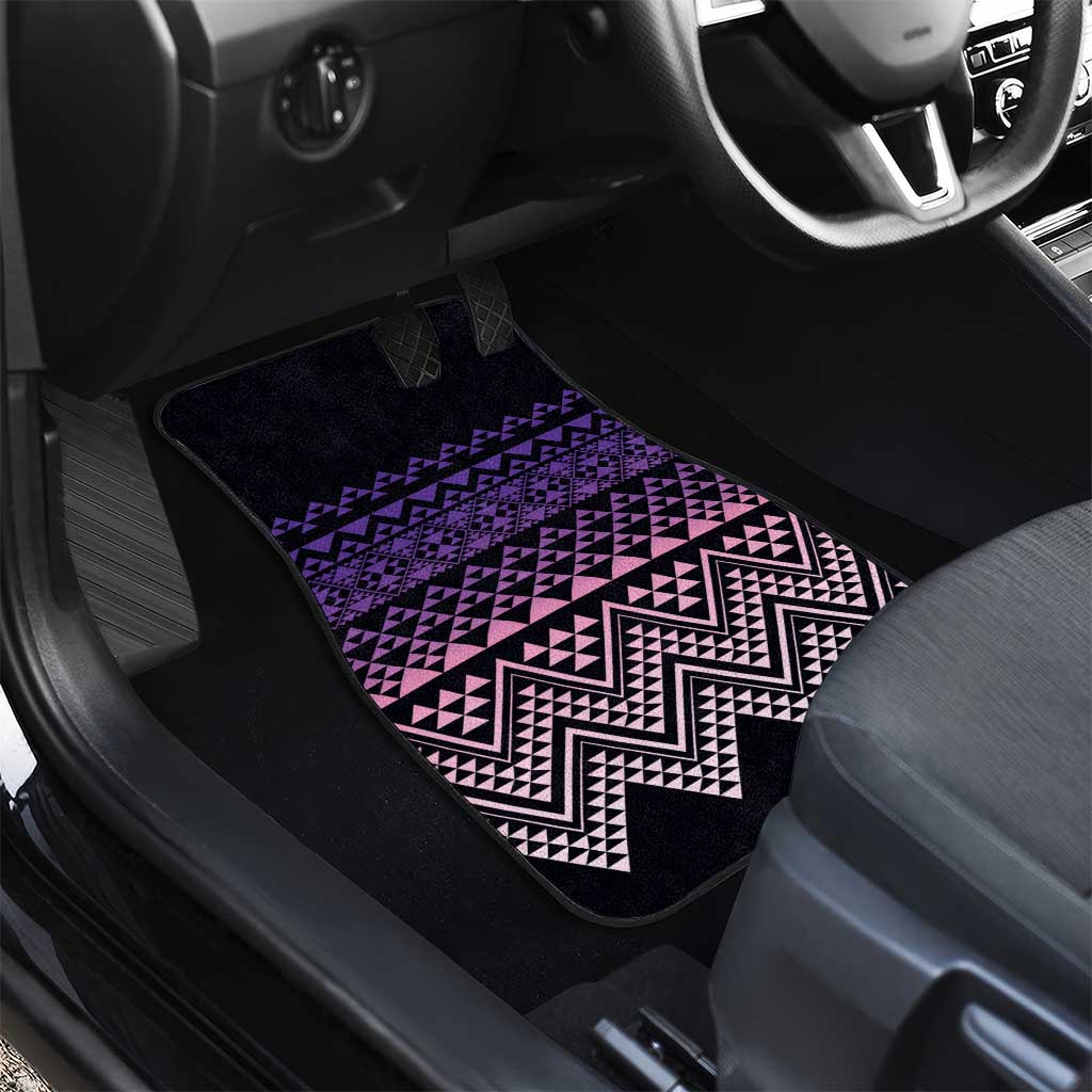 Maori Niho Taniwha Te Wheiao Car Mats Waiporoporo LT7 - Polynesian Pride