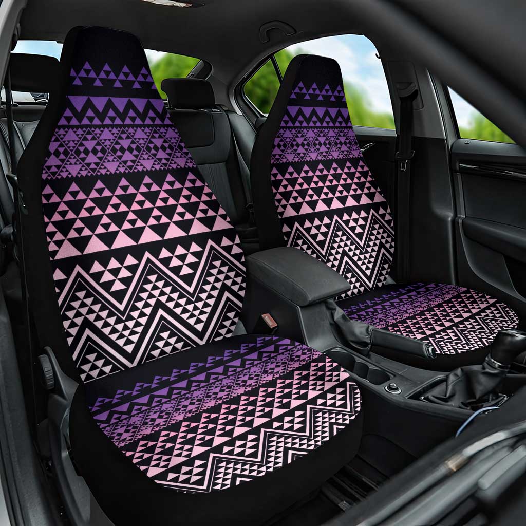 Maori Niho Taniwha Te Wheiao Car Seat Cover Waiporoporo - Polynesian Pride