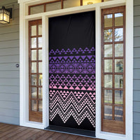 Maori Niho Taniwha Te Wheiao Door Cover Waiporoporo LT7 - Polynesian Pride