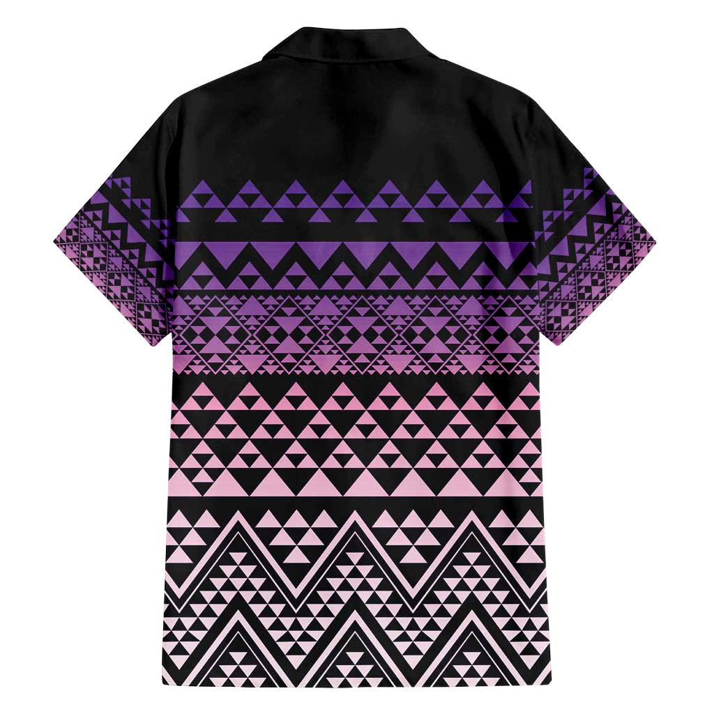 Maori Niho Taniwha Te Wheiao Family Matching Long Sleeve Bodycon Dress and Hawaiian Shirt Waiporoporo - Polynesian Pride