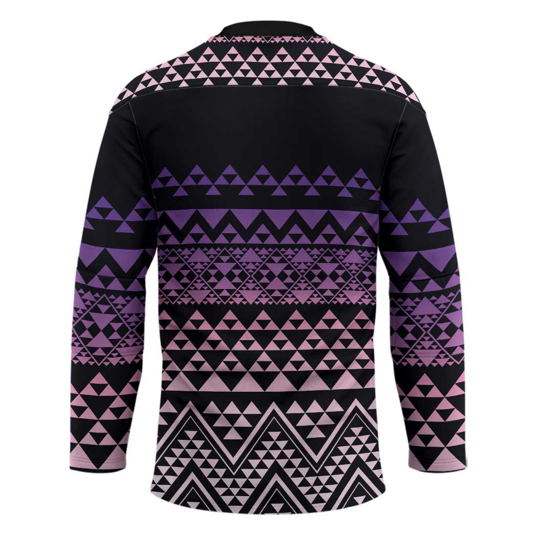Maori Niho Taniwha Te Wheiao Hockey Jersey Waiporoporo - Polynesian Pride
