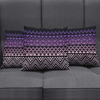 Maori Niho Taniwha Te Wheiao Pillow Cover Waiporoporo - Polynesian Pride