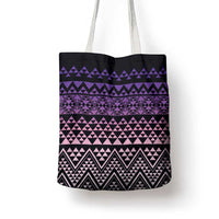 Maori Niho Taniwha Te Wheiao Tote Bag Waiporoporo - Polynesian Pride