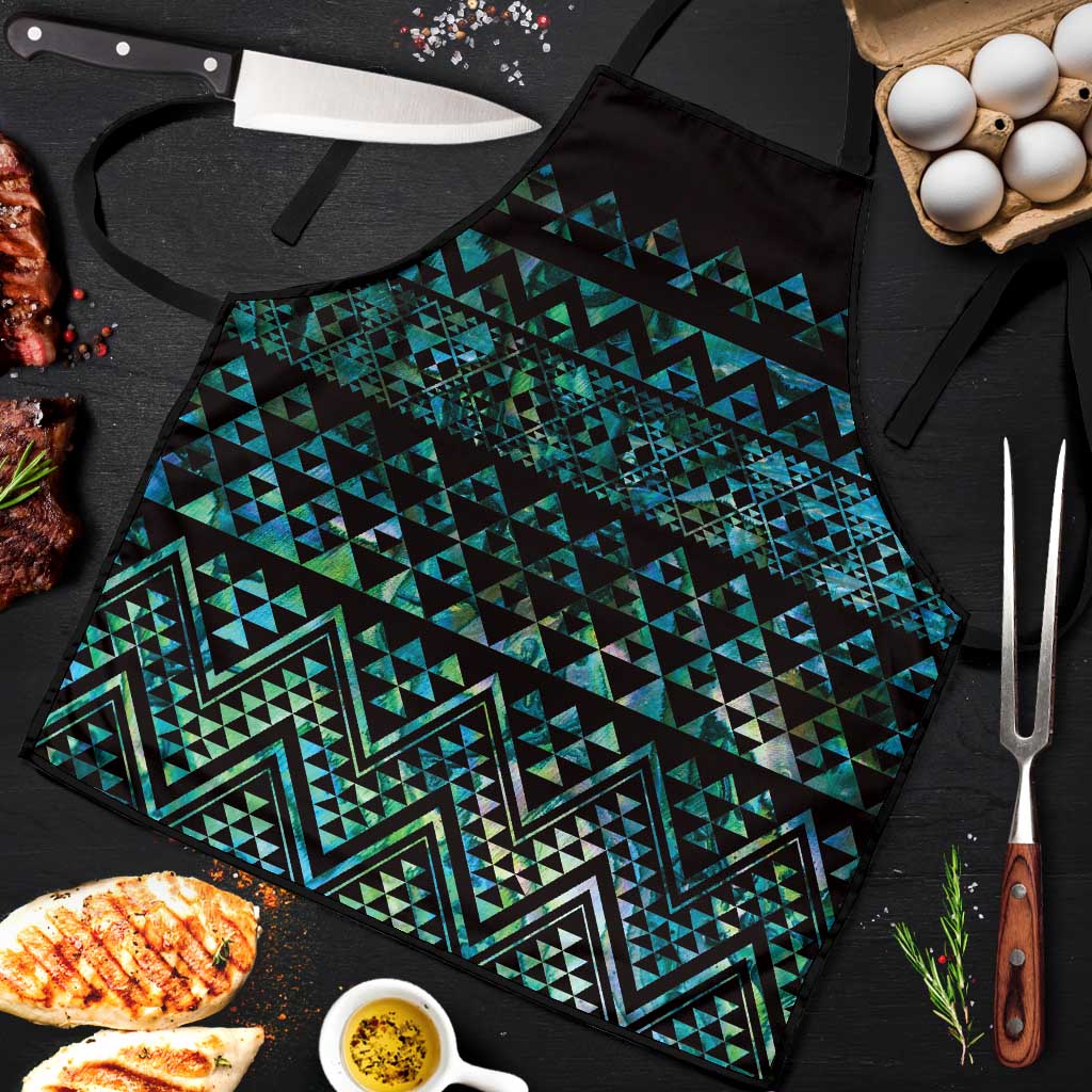 Maori Niho Taniwha Te Wheiao Apron Paua Shell - Polynesian Pride