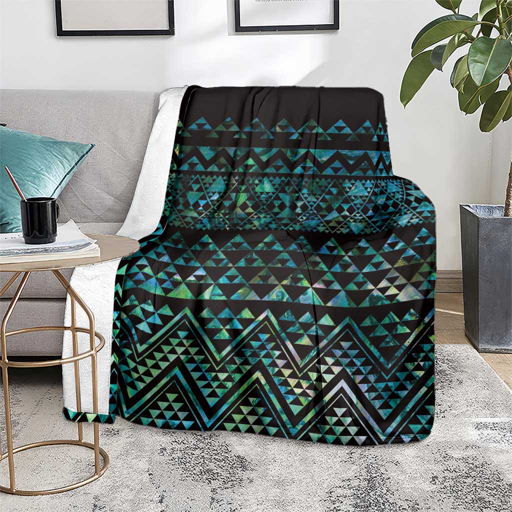 Maori Niho Taniwha Te Wheiao Blanket Paua Shell - Polynesian Pride