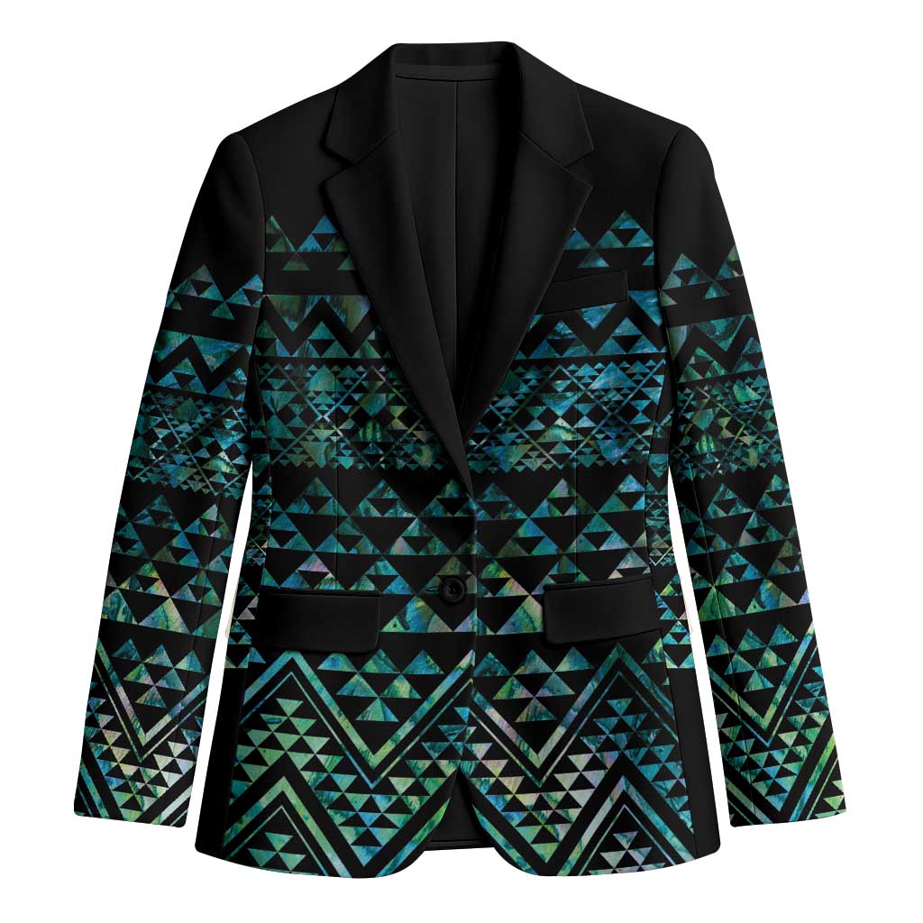 Maori Niho Taniwha Te Wheiao Blazer Paua Shell - Polynesian Pride