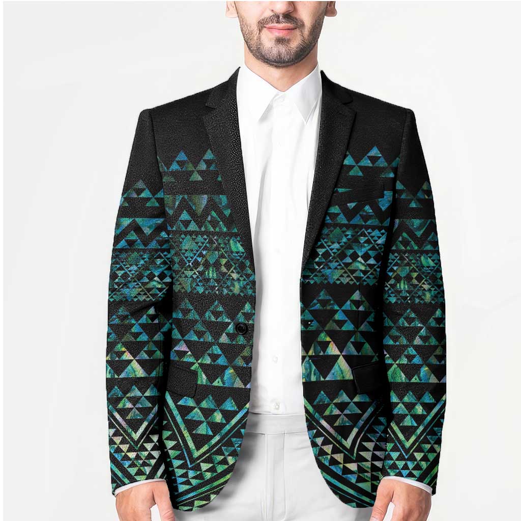 Maori Niho Taniwha Te Wheiao Blazer Paua Shell - Polynesian Pride