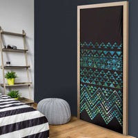 Maori Niho Taniwha Te Wheiao Door Cover Paua Shell - Polynesian Pride