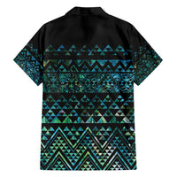 Maori Niho Taniwha Te Wheiao Family Matching Long Sleeve Bodycon Dress and Hawaiian Shirt Paua Shell - Polynesian Pride