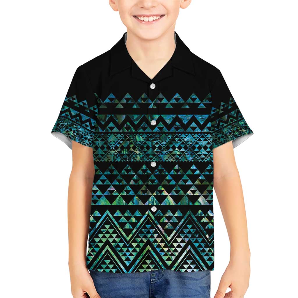 Maori Niho Taniwha Te Wheiao Hawaiian Shirt Paua Shell - Polynesian Pride