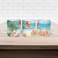 Tropical Christmas Funny Santa Ceramic Mug Beach Vacation LT7 - Polynesian Pride