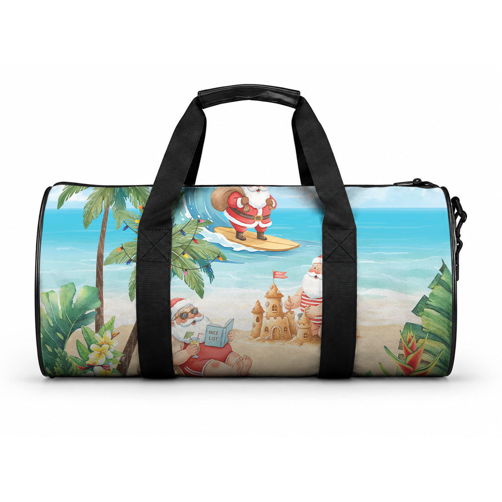 Tropical Christmas Funny Santa Duffle Bag Beach Vacation LT7 One size Multicolor - Polynesian Pride