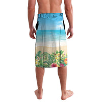 Tropical Christmas Funny Santa Lavalava Beach Vacation LT7 - Polynesian Pride