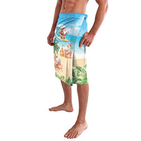 Tropical Christmas Funny Santa Lavalava Beach Vacation LT7 - Polynesian Pride