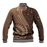 Papua New Guinea Oro Tapa Motif Baseball Jacket Classic LT7 - Polynesian Pride