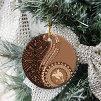 Papua New Guinea Oro Tapa Motif Ceramic Ornament Classic LT7 - Polynesian Pride