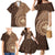 Papua New Guinea Oro Tapa Motif Family Matching Mermaid Dress and Hawaiian Shirt Classic