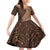 Papua New Guinea Oro Tapa Motif Family Matching Off Shoulder Short Dress and Hawaiian Shirt Classic