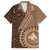 Papua New Guinea Oro Tapa Motif Family Matching Summer Maxi Dress and Hawaiian Shirt Classic