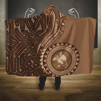 Papua New Guinea Oro Tapa Motif Hooded Blanket Classic LT7 - Polynesian Pride