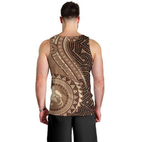 Papua New Guinea Oro Tapa Motif Men Tank Top Classic LT7 - Polynesian Pride