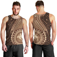 Papua New Guinea Oro Tapa Motif Men Tank Top Classic LT7 - Polynesian Pride