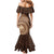 Papua New Guinea Oro Tapa Motif Mermaid Dress Classic