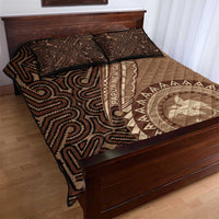 Papua New Guinea Oro Tapa Motif Quilt Bed Set Classic LT7 - Polynesian Pride