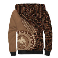 Papua New Guinea Oro Tapa Motif Sherpa Hoodie Classic LT7 - Polynesian Pride