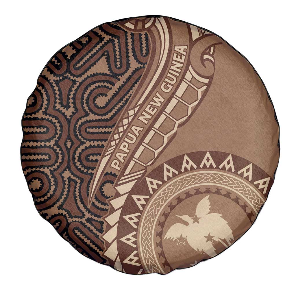 Papua New Guinea Oro Tapa Motif Spare Tire Cover Classic LT7 - Polynesian Pride