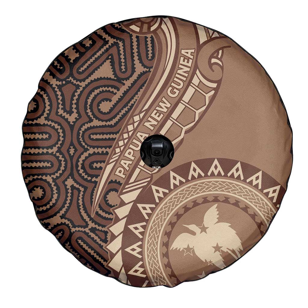 Papua New Guinea Oro Tapa Motif Spare Tire Cover Classic LT7 - Polynesian Pride