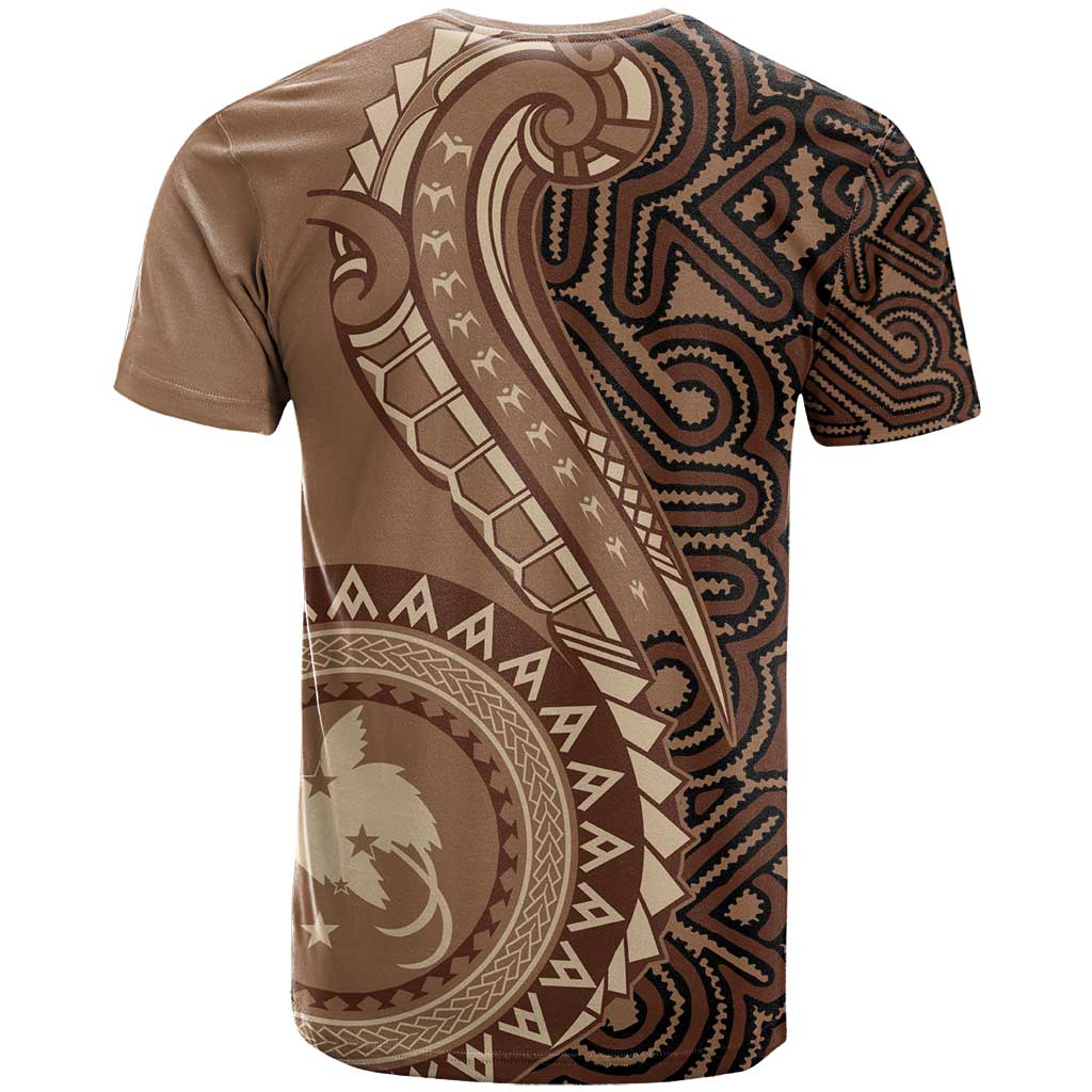 Papua New Guinea Oro Tapa Motif T Shirt Classic LT7 - Polynesian Pride