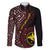 Papua New Guinea Oro Tapa Motif Family Matching Long Sleeve Bodycon Dress and Hawaiian Shirt Special