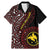 Papua New Guinea Oro Tapa Motif Family Matching Mermaid Dress and Hawaiian Shirt Special