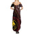 Papua New Guinea Oro Tapa Motif Family Matching Summer Maxi Dress and Hawaiian Shirt Special