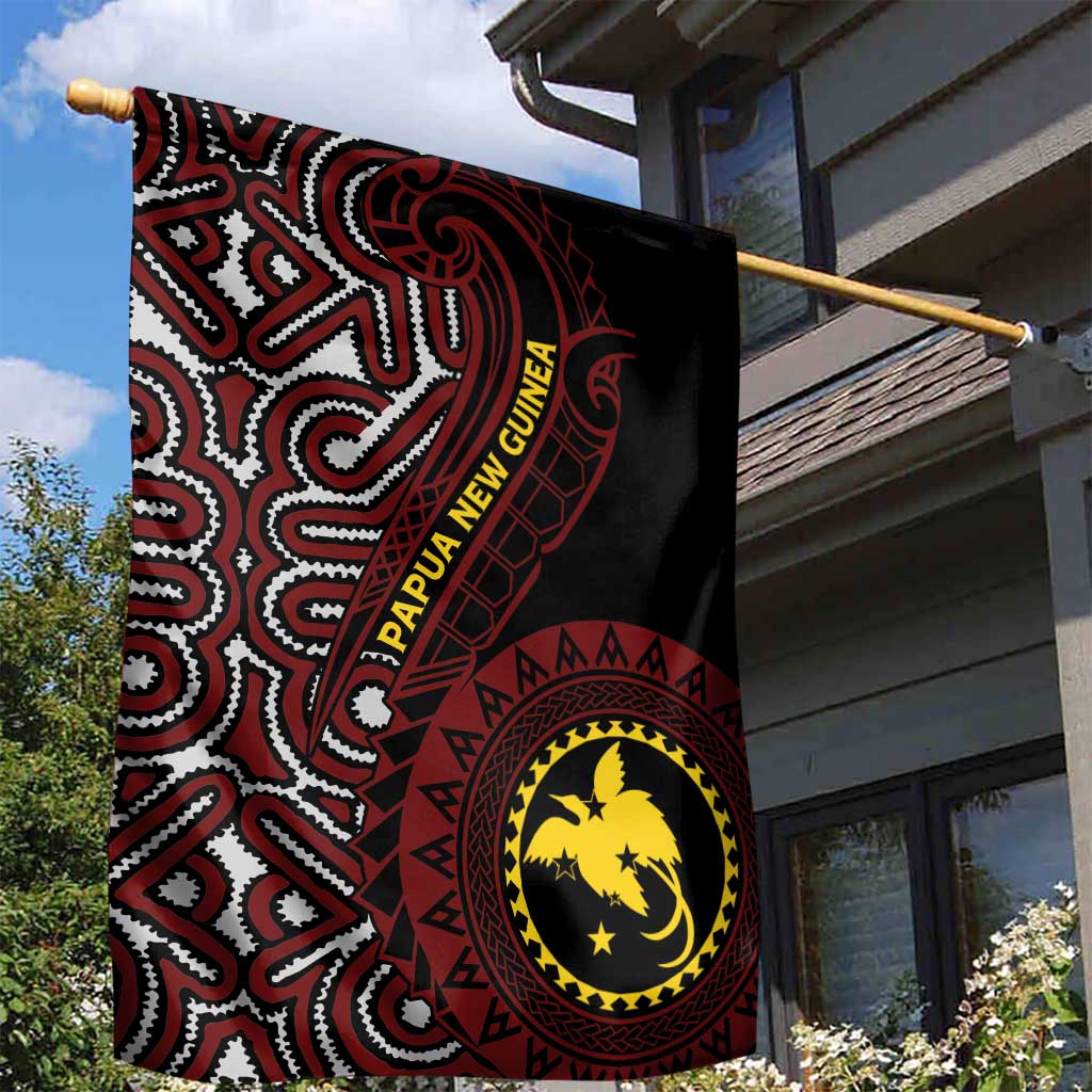 Papua New Guinea Oro Tapa Motif Garden Flag Special LT7 - Polynesian Pride