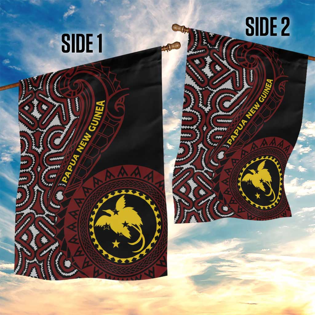 Papua New Guinea Oro Tapa Motif Garden Flag Special LT7 - Polynesian Pride