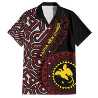 Papua New Guinea Oro Tapa Motif Hawaiian Shirt Special LT7 Black - Polynesian Pride