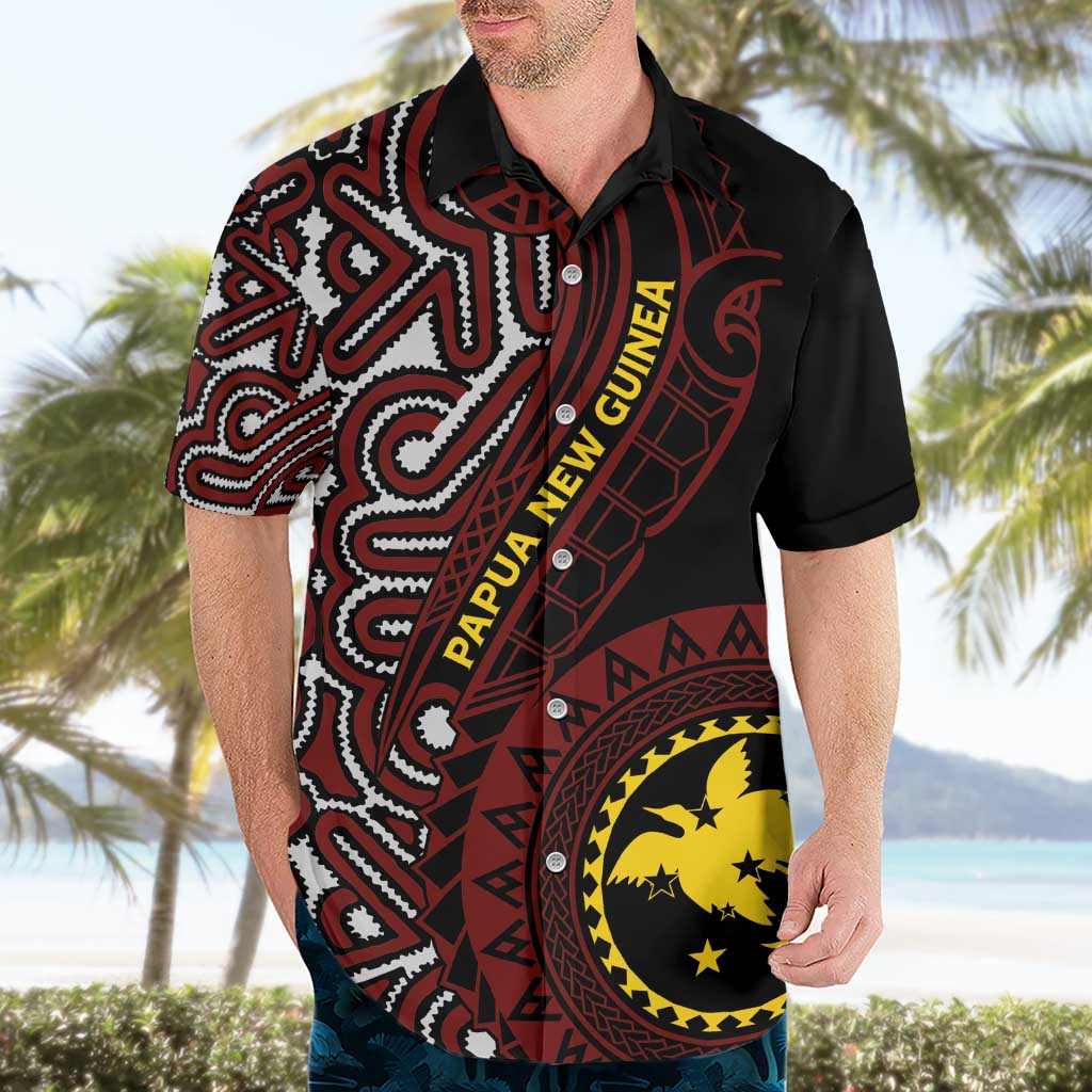 Papua New Guinea Oro Tapa Motif Hawaiian Shirt Special LT7 - Polynesian Pride