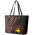 Papua New Guinea Oro Tapa Motif Leather Tote Bag Special