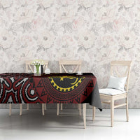 Papua New Guinea Oro Tapa Motif Tablecloth Special LT7 - Polynesian Pride